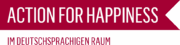 Logo action for happiness im deutschsprachigen raum